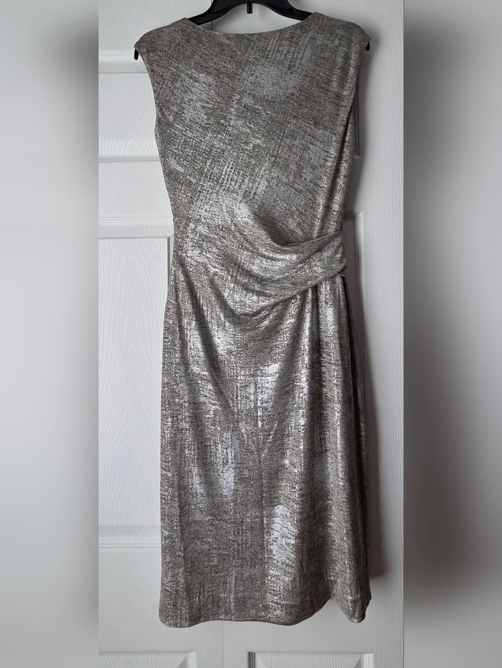 Vince Camuto Metallic Cowl-Neck Dress Size 6. Like New. See Description. - Picture 7 of 12